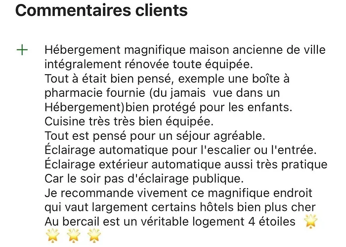 Au Bercail Holiday home *